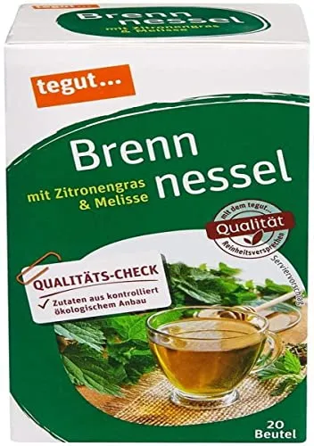 tegut… Kräutertee, Brennnessel, 20 Beutel, 40 g