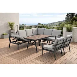 Gardissimo ANDORRA Ecklounge Gartenmöbel Sitzgruppe Nonwood Holzoptik rechts