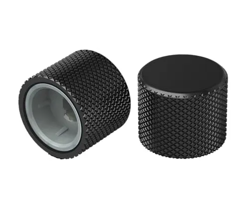 GLORIOUS Gaming Rotary Knob - für GMMK PRO Tastatur und GMMK Numpads, hochwertiger Look & Feel, Aluminium, einfache Montage, 9 Farboptionen - Black Slate