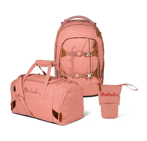 Satch Schulrucksack Pack (3tlg., inkl. Pencil Slider und Sporttasche)