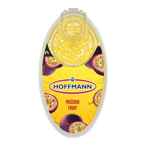Hoffmann - Premium Aroma Kapseln Passion Fruit | DIY Click Filter Kugeln | 100 Kugeln