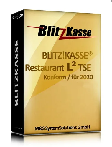 GASTRO Kassensoftware Blitzkasse Restaurant, Cafe Bar, 300 Tische TSE-konform