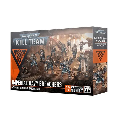Warhammer 40.000 - Kill Team Tempestus Aquilons - Tabletop Spiel mit 181 Kunststoffkomponenten und 28 doppelseitigen Spielsteinen für einfache Übersicht im Kampf. Ideal für Hobbyisten, die ihre Modelle selbst gestalten möchten.