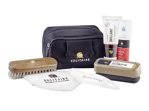 Solitaire Reinigungs-Set Travel Set in schwarz von Solitaire