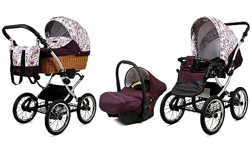 BabyLux® Kinderwagen Set 3 in 1 von Babylux