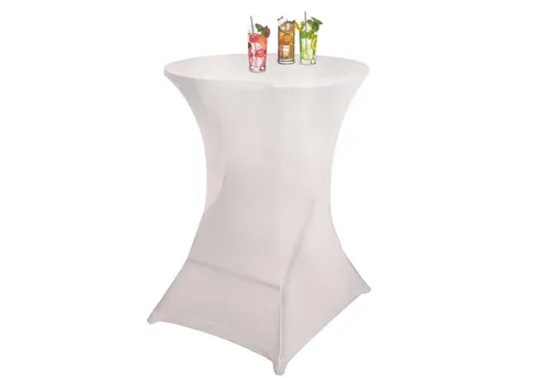 BURI Stuhlhusse Stretch Stehtischbezug 80cm Stehtischhusse Husse Stehtisch Bezug bunt