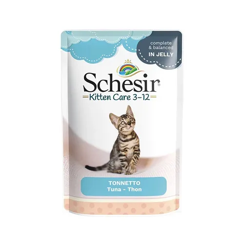 Produktbild SCHESIR Thunfisch in Gelee – Nassfutter für Kätzchen – 85 g Agras 8005852171030