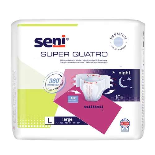 SUPER SENI Quatro Gr.3 L Inkontinenzhose