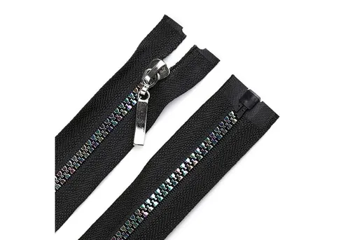 maDDma Reißverschluss Reißverschluss 5mm inkl. Zipper, Regenbogen, 50cm