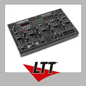 Vonyx STM2290 8-Kanal-Mischpult mit Soundeffekten USB/MP3/BT