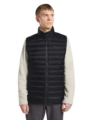 Jack Wolfskin Pilvi Down Vest M - Leichte Isolationsweste für Herren - Outdoor Westen für Herren, winddicht und wasserabweisend mit 700er-Daunenfüllung für optimale Wärme und Komfort bei jeder Aktivität.