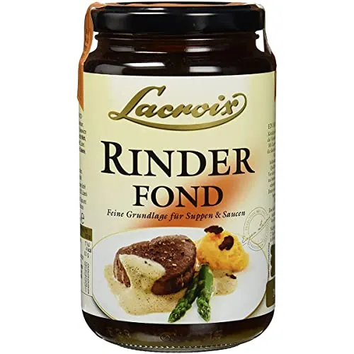 Lacroix Rinder Fond 400ml - Hochwertige Basis für Suppen und Saucen - Brühe & Fond, beste Qualität von Lacroix, ideal für köstliche Suppen und Saucen mit ausgesuchten Zutaten.