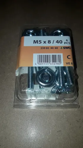 SWG Ringschraube M5x8/40mm VZ 6 Stück von SWG