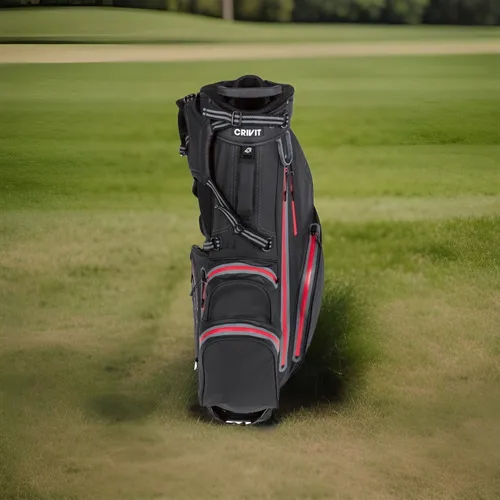 Produktbild Crivit Wasserabweisendes Golfbag Standbag mit Standmechanismus
