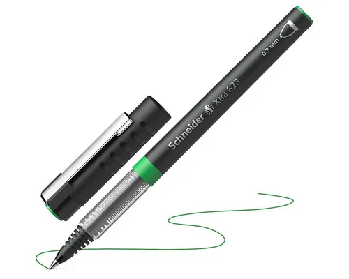 Schneider Schreibgeräte Tintenroller Xtra 823 - Konusspitze aus Edelstahl, 0,3 mm Strichstärke, langlebig und in eleganter Carbon-Optik