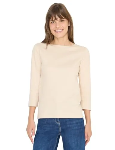Cecil Basic U-Boot Shirt Pearl beige XS