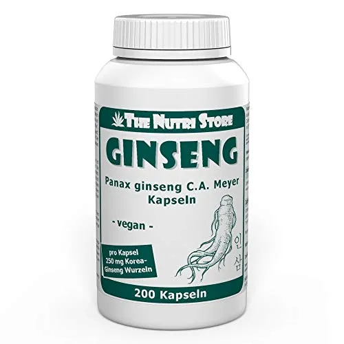 Ginseng 250mg Kapseln - 200 Stück - Arzneimittel zur Beruhigung & Schlaf, unterstützt die Entspannung und fördert einen erholsamen Schlaf, versandkostenfrei.