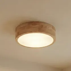 Lindby Deckenlampe Tanju - 2-flammige Holz Deckenleuchte im Vintage Landhausstil - Lampen für jeden Raum, schaffen Sie mit der Tanju Deckenlampe eine gemütliche Atmosphäre. Hochwertige Verarbeitung und rustikales Design machen sie zum Blickfang in Wohnzimmer, Esszimmer und mehr.