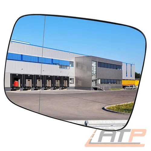 SPIEGELGLAS AUßENSPIEGEL LINKS ASPHÄRISCH UNBEHEIZT FÜR VW TRANSPORTER BUS T4