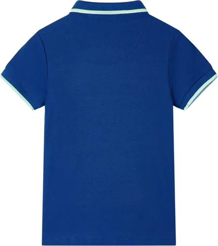vidaXL Kinder-Poloshirt Dunkelblau 128