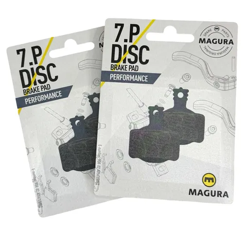 2x Magura MT Original Fahrrad MTB Bremsbeläge 7.P Performance Grau - Hochwertige Bremsbeläge für verschiedene Fahrradtypen, inklusive Mountainbike und E-Bike. Ideal für zuverlässige Bremsleistung und Sicherheit auf jeder Tour. 2 Paar im Set für langanhaltenden Einsatz.