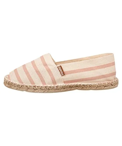 Espadrij L'Originale Classic 100 Flache Espadrilles für Erwachsene, Unisex, Rosa, Größe 39 EU, Rosa, 39 EU