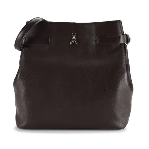 Patrizia Pepe Umhängetasche aus Leder - Elegante Umhängetasche aus hochwertigem Leder mit verstellbarem Umhängeriemen für individuellen Komfort. Praktische Fächer sorgen für Ordnung und schnellen Zugriff auf Ihre Wertsachen.