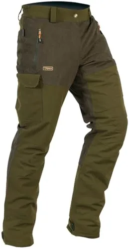 La Chasse Hart Thermo-Ansitzhose Red Deer Jagdhose Herren wasserdicht von Oefele Funktionshose für den Winter (DE/NL/SE/PL, Numerisch, 52, Regular, Regular, Standard, Oliv (Grün))