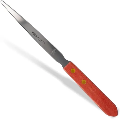 WESTCOTT Brieföffner Länge: 215 mm Holzgriff braun