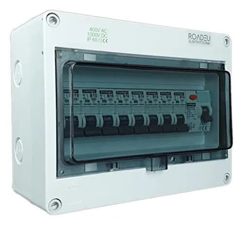 RoadEu Leitungsschutzschalter mit Fi Schutzschalter 40A 2P