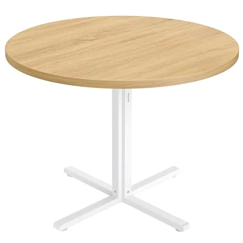 VASAGLE Rund Esstisch 80 cm, Landhausstil für 4 Personen von VASAGLE