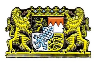 FahnenMax® Pin Anstecker Freistaat Bayern Löwen Wappen