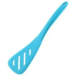 Kochblume Pfannenwender Design-Schlitzwender blau 8.5 cm x 30 cm