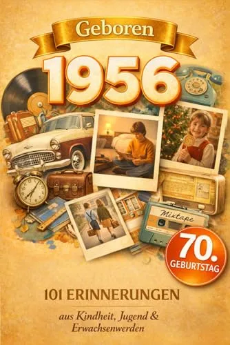 Geboren 1956: 101 Erinnerungen für eine nostalgische Zeitreise