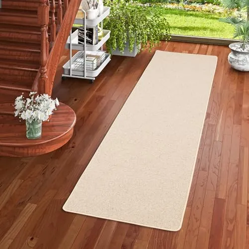 Snapstyle Natur Teppich Läufer Wolle Berber Beige – 9 Größen verfügbar - Läufer aus 100% Schurwolle, schadstoffgeprüft und ideal für Parkett und Fußbodenheizung. Maschinengetuftet mit einem weichen Vliesrücken für höchsten Komfort.