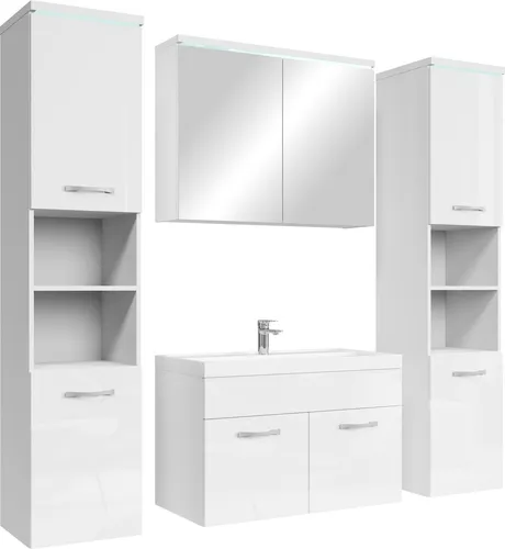 Badezimmer Badmöbel Set Paso XL LED 80cm