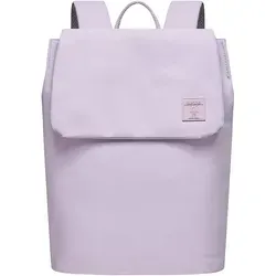 Derbe Lila Rucksack - (B)27 x (H)40 x (T)13 cm - Stylischer Rucksack aus Textil mit verstellbaren, gepolsterten Schulterriemen und atmungsaktivem Mesh-Rückenbereich, ideal für Schule oder Freizeit.