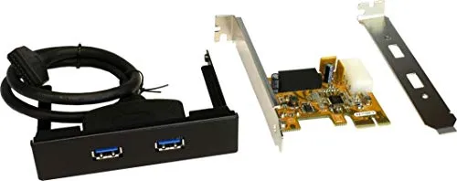 Exsys EX-11099- 2 USB-Adapter PCIe USB 3.0 für 3.5