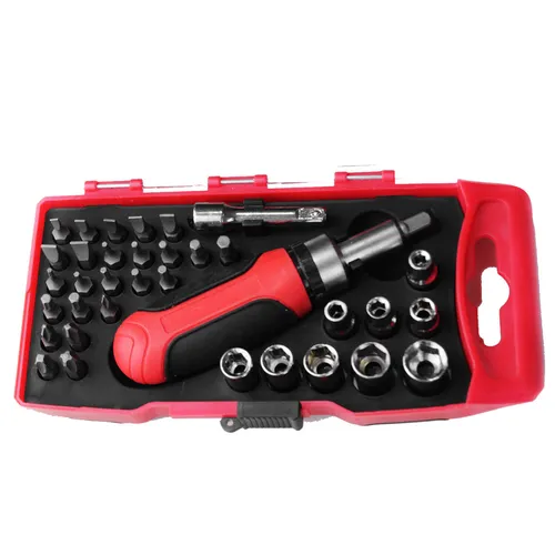 Bitsatz Bitset Steckschlüssel Bit-Box Ratsche Bithalter 36tlg (BIT-G-36-FT)