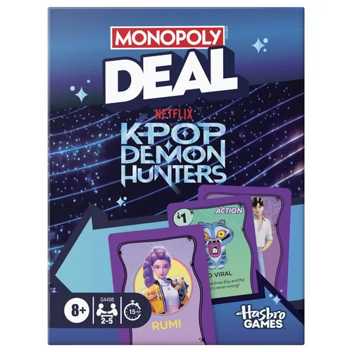 Hasbro Monopoly Deal KPop Demon Hunters