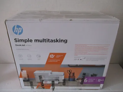 HP DeskJet 4130e Wireless Multifunktionsdrucker - Vielseitig und effizient - Drucker: HP DeskJet 4130e mit WLAN, automatischem Dokumenteneinzug für 35 Seiten und Instant Ink Ready für sorgenfreies Drucken.