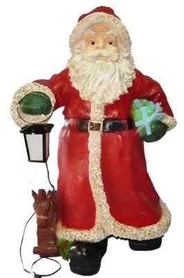Design Weihnachtsmann Figur Garten Statue Skulptur Skulpturen Deko Neu Figuren