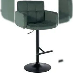 CLP Barhocker Los Angeles Samt in grün von CLP