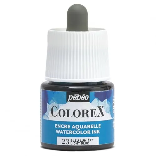 Pébéo Colorex-Tinte, 45 ml, Hellblau, 45 ml, Hellblau