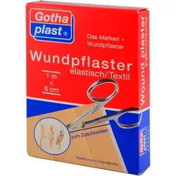 Gothaplast Wundpflaster elast 6 cmx1 m geschnitten 