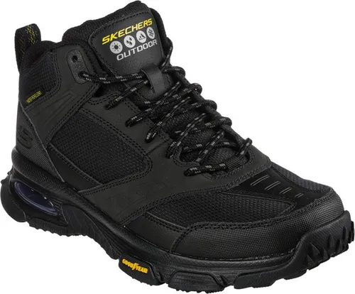 Skechers Skech-Air Envoy Bulldozer - Wasserabweisende Herren Wanderschuhe mit Leder- und Mesh-Obermaterial, Skechers Air-Cooled Memory Foam Einlegesohle und Goodyear Performance Außensohle für optimalen Halt und Komfort bei Outdoor-Abenteuern.