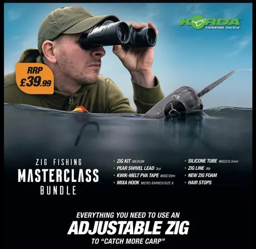 Korda Zig Fischen Masterclass Paket / Karpfen Angelzubehör