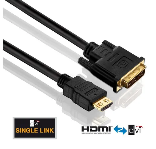 PureLink PureLink® - HDMI/DVI Kabel - PureInstall 1,50m HDMI-Kabel