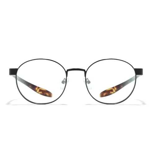 HYPREADER TAURUS BIO-Blaulichtfilterbrille/Lesebrille (+0.00,+1.00,+1.50,+2.00,+2.50,+3.00) für große Köpfe, auch als Sonnenbrille erhältlich (Schwarz-Havanna, +3.00)
