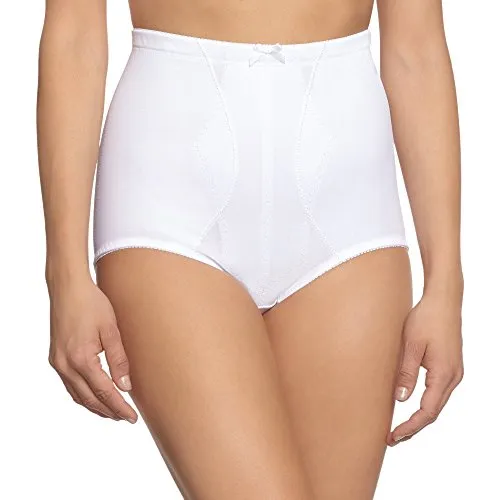 Sassa Damen Miederhose Miederslip, Weiß (Weiß 00100) - Größe 44 - Miederslip für Damen mit besonderer Formkraft und verstärkter Front- und Hüftpartie. Bequemes breites Gummi am Bund für optimalen Sitz und hohen Tragekomfort.
